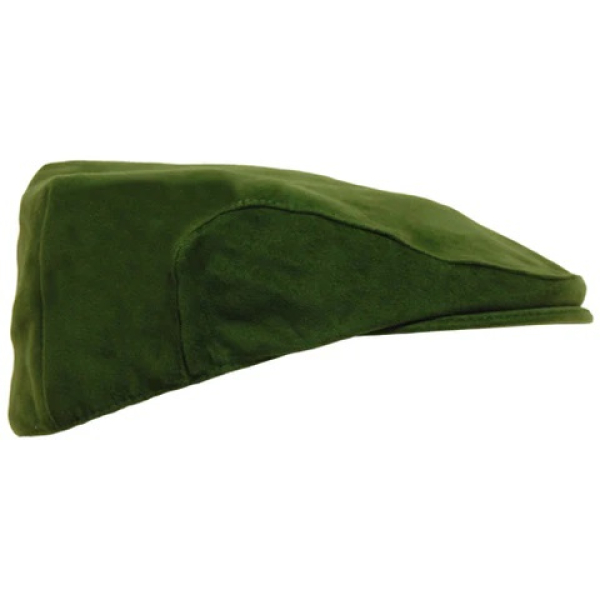 Moleskin Cap / Flatcap darkgreen